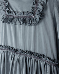 LILOU TAFFETA TIERED GOWN