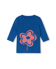 PHIL AND PHOEBE 2PC LAD FLOWER STEM TEE WITH LAD T-SHIRT SET