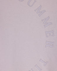 PHIL AND PHOEBE 2PC JOJO EMBOSSED TEE WITH JOJO COLORED STRIPE SKIRT