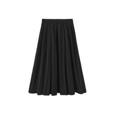TUSTELLO SEF POPLIN PLEATED FULL MIDI SKIRT