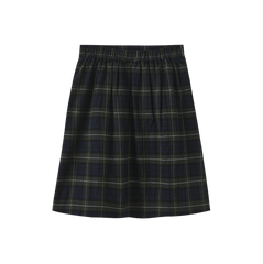 PHIL AND PHOEBE 2PC SWEATSHIRT WITH PLAID POCKET BUTTON SKIRT