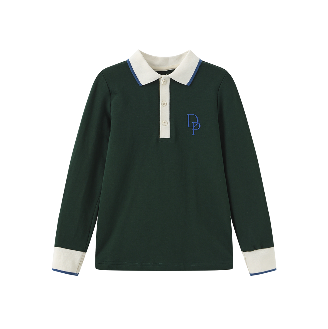 DUKE AND PORT STRIPED COLLARED POLO