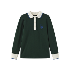 DUKE AND PORT STRIPED COLLARED POLO
