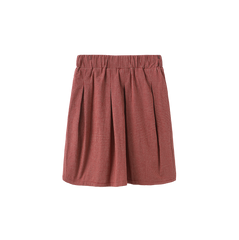 HELLO YELLOW PLAID PATCH SKIRT