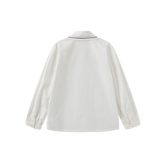 MALLORY & MERLOT VEX DETAIL COLLAR STITCH BLOUSE