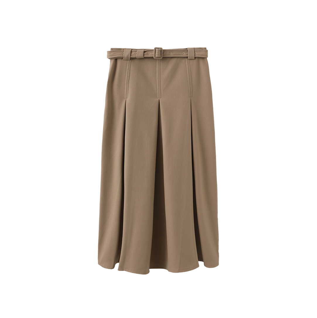 MALLORY & MERLOT MICA WOOL MIDI SKIRT