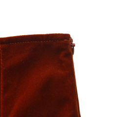 TUSTELLO VELVET OPEN PANELED SKIRT