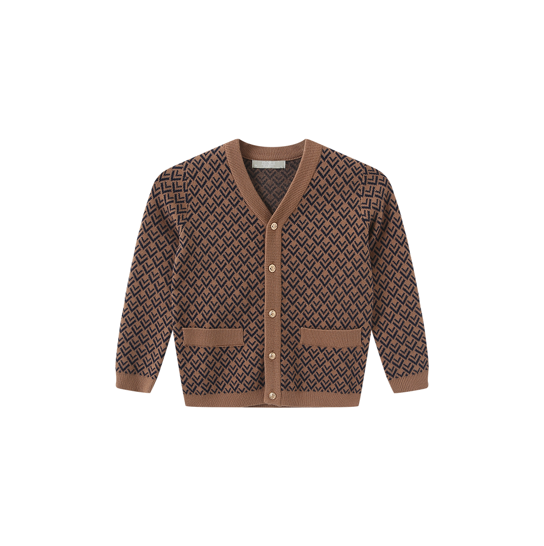 FRENCH HERITAGE BETSEY PRINT CARDIGAN