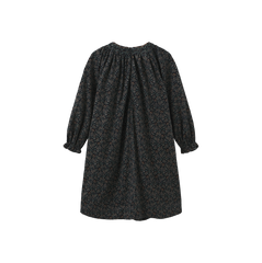 LILOU CORDUROY FLORAL SMOCKING DRESS