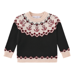 PAPILLON 2PC FAIR ISLE KNIT SET