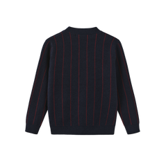 HARPER JAMES PIRO PINSTRIPE KNIT CARDIGAN