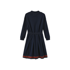 PHIL AND PHOEBE FRIT LOGO SWEATSHIRT DRESS