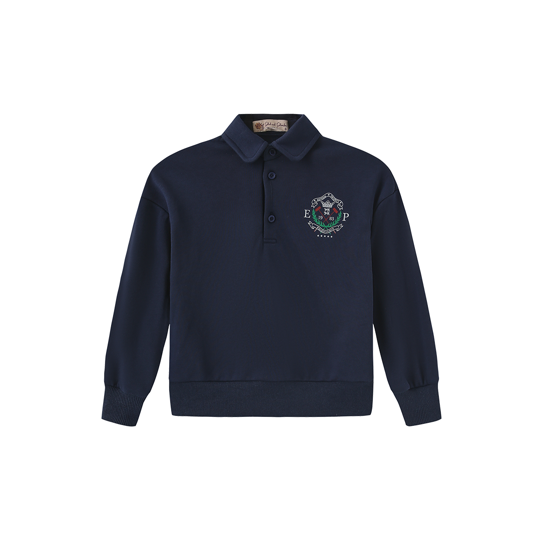 PHIL AND PHOEBE FRIT LOGO POLO