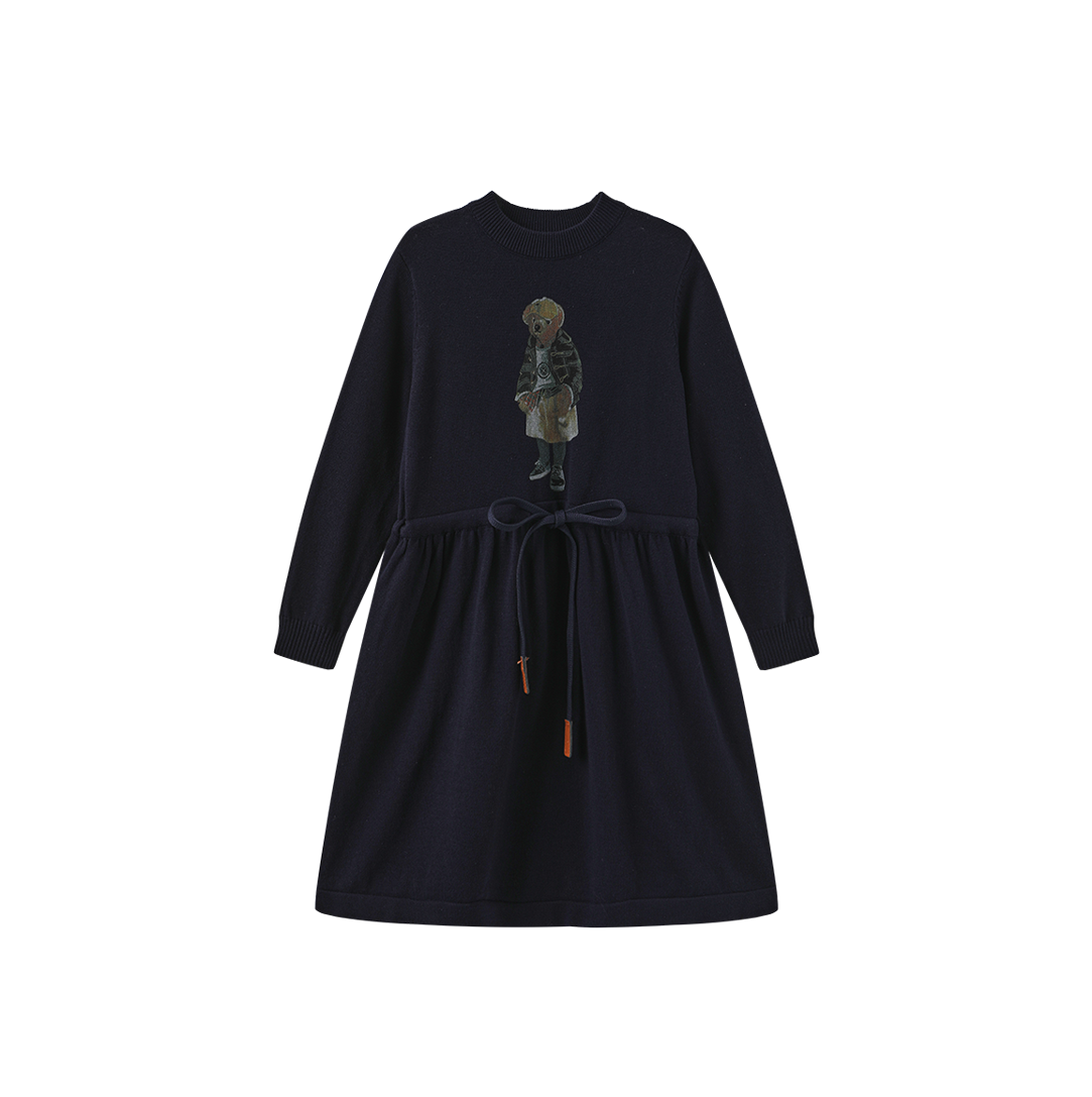 PHIL AND PHOEBE  TANVI BEAR PRINT DRESS