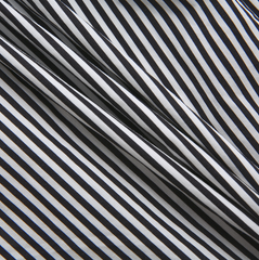 VIBE STRIPED LOGO BLOUSE