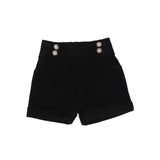 BAMBOO VELVET SHORTS WITH BUTTONS