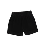 BAMBOO VELVET SHORTS WITH BUTTONS