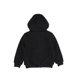 BACE COLLECTION FUR LINED HOODED SWEATSHIRT