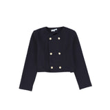 BACE COLLECTION 2PC MILITARY STYLE BLAZER WITH BUTTON DETAIL SHORTS