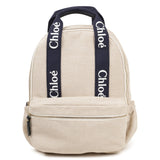 CHLOE  BACKPACK WITH LOGO STRAP