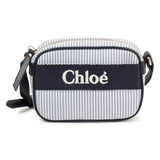 CHLOE SHOULDER BAG WITH STRIPED LOGO BAG