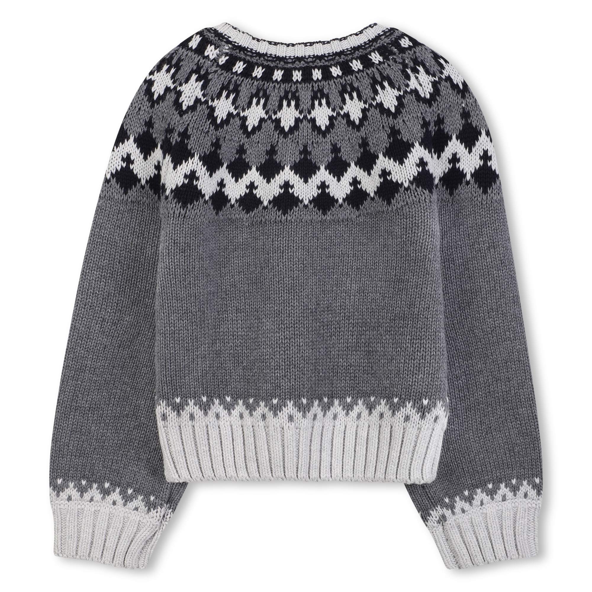 CHLOE KNIT WOOL DETAIL SWEATER