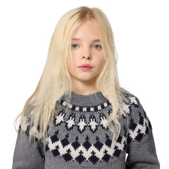 CHLOE KNIT WOOL DETAIL SWEATER