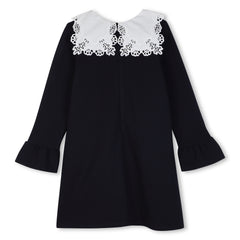 CHLOE L/S LACE COLLAR DRESS
