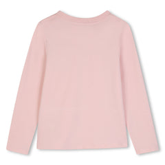 CHLOE L/S LOGO FLOWERDETAIL T