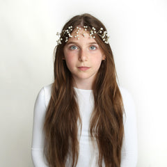 DaCEE DESIGNS PEARL WREATH HEADBAND
