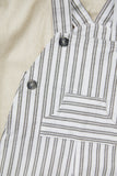 TARTINE ET CHOCOLAT STRIPED SHORTS OVERALL