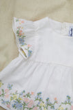 TARTINE ET CHOCOLAT 2PC EMBROIDERED FLOWERS TUNIC WITH BLOOMER SET