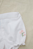 TARTINE ET CHOCOLAT 2PC EMBROIDERED FLOWERS TUNIC WITH BLOOMER SET