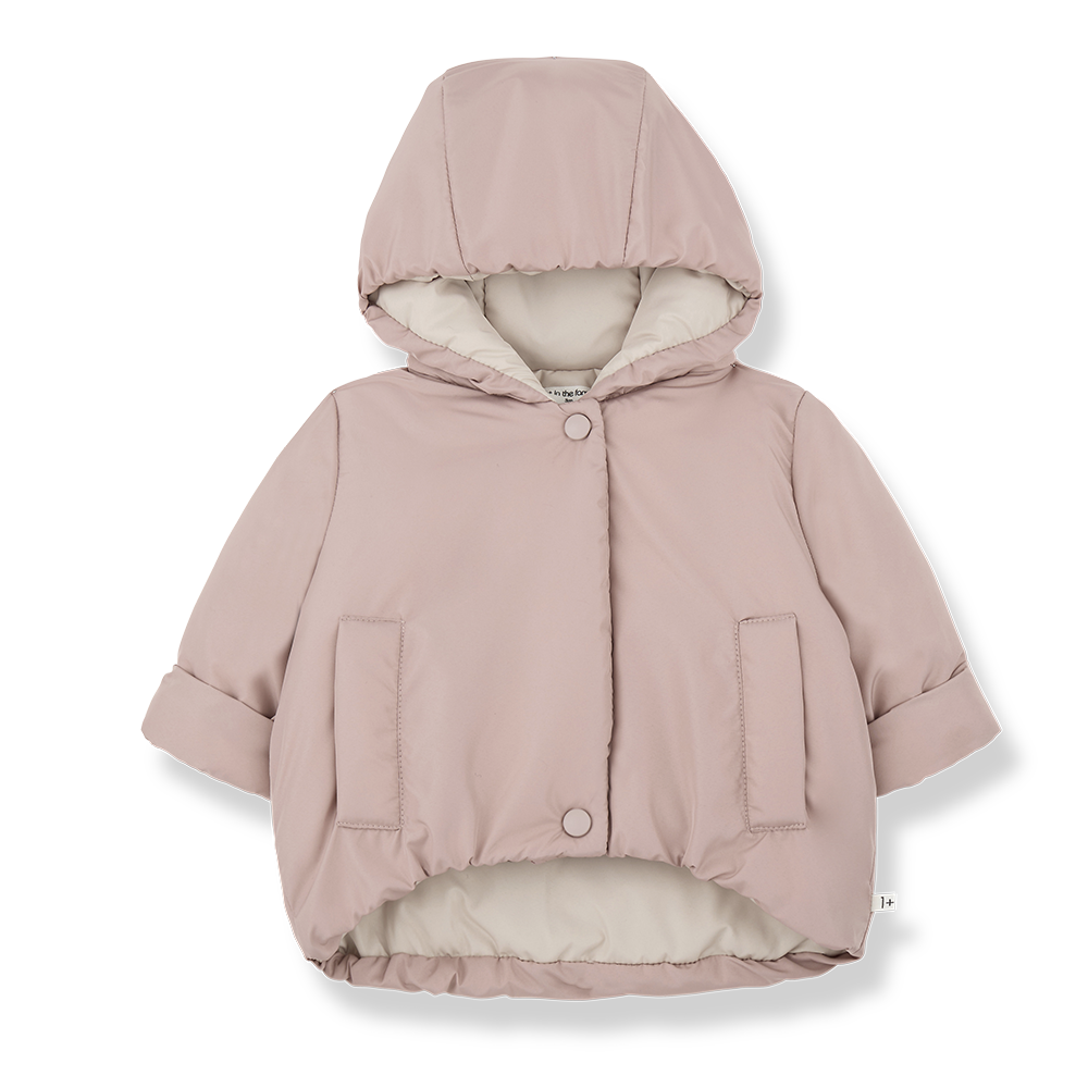 1+IN THE FAMILY 2PC BEANIE WITH PADDED HOODED JACKET