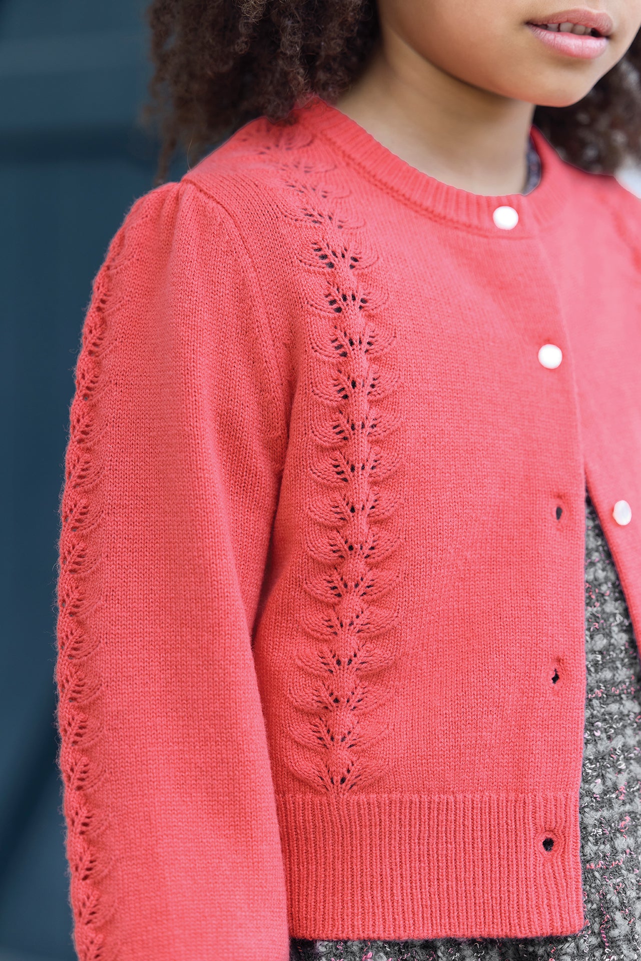 TARTINE ET CHOCOLAT KNIT BUTTON DOWN CARDIGAN