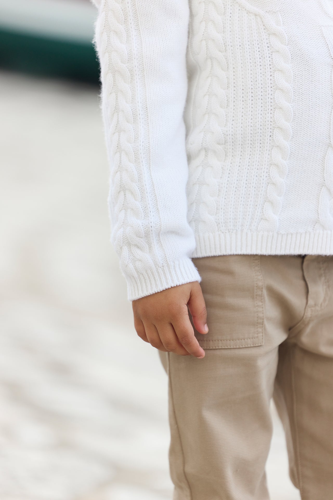 TARTINE ET CHOCOLAT CABLE SWEATER