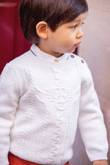 TARTINE ET CHOCOLAT CABLE SWEATER