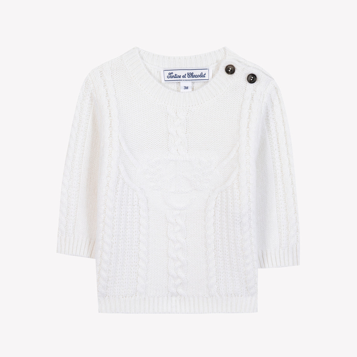 TARTINE ET CHOCOLAT CABLE SWEATER