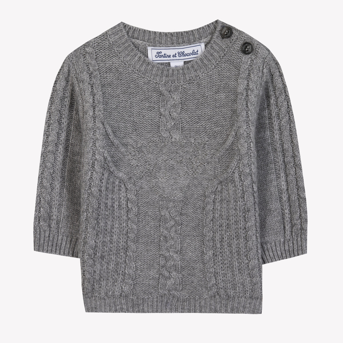 TARTINE ET CHOCOLAT CABLE SWEATER