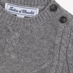 TARTINE ET CHOCOLAT CABLE SWEATER