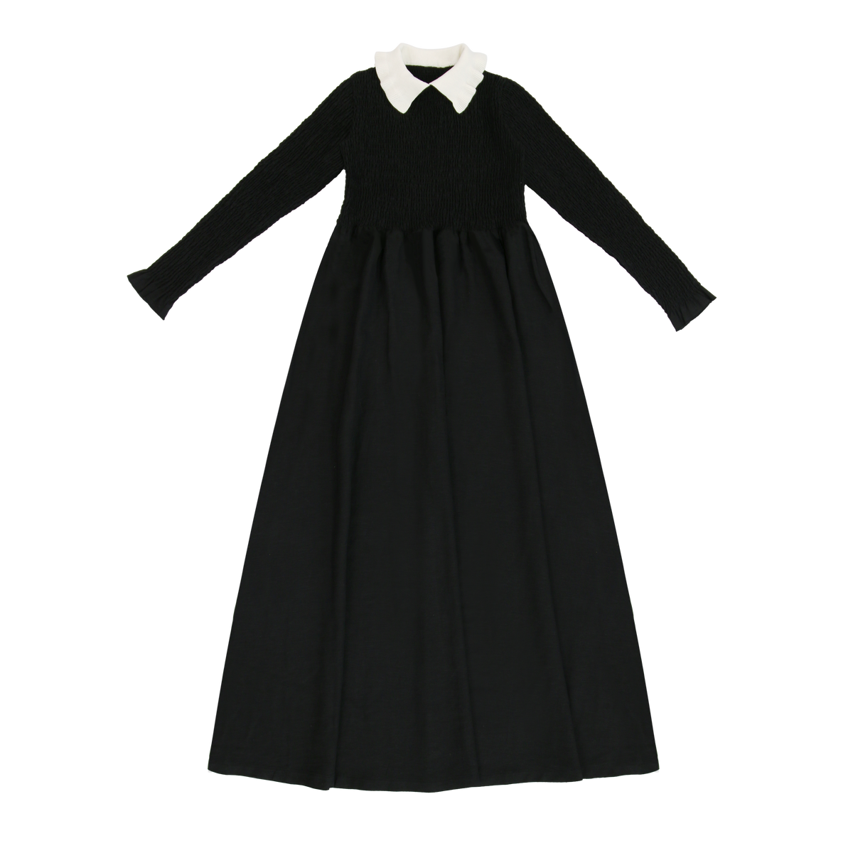COCO BLANC COLLARED MAXI ROBE