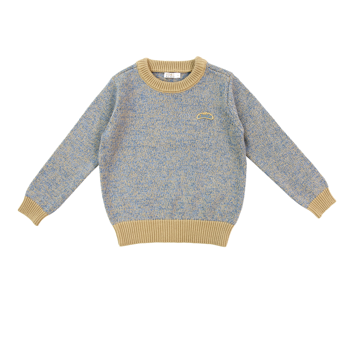 COCO BLANC SPECKLED CREW SWEATER