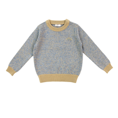 COCO BLANC SPECKLED CREW SWEATER