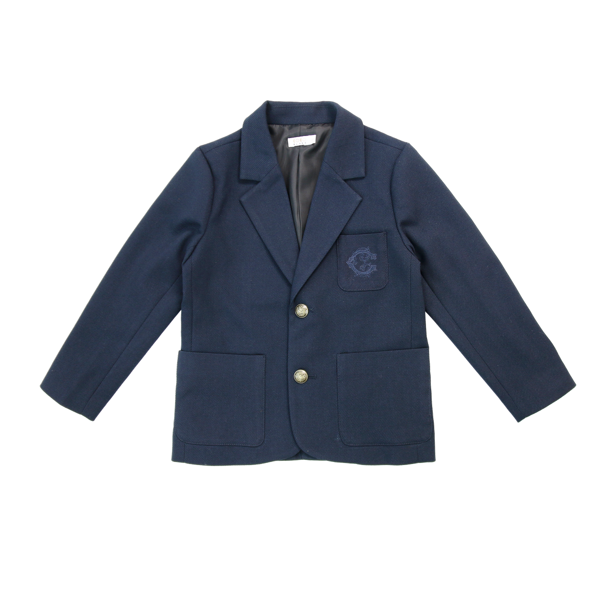 COCO BLANC POCKET EMBLEM BLAZER