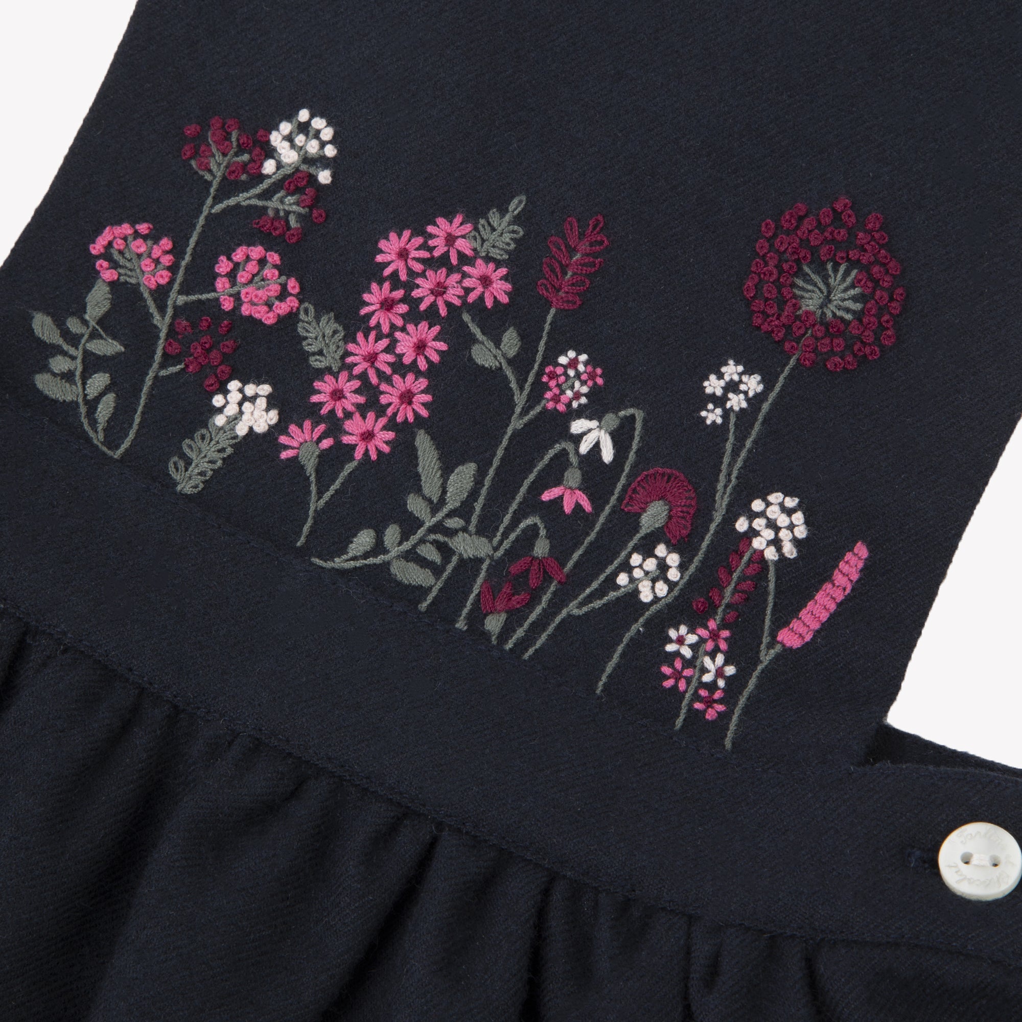 TARTINE ET CHOCOLAT EMBROIDERED FLOWER JUMPER