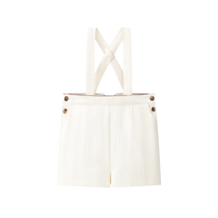 COCO BLANC SUSPENDER SHORTS