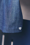 TARTINE ET CHOCOLAT EMBROIDERED COLLAR SMOCKED DRESS
