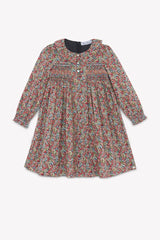 TARTINE ET CHOCOLAT FLORAL SMOCKING DRESS