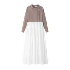 COCO BLANC TWO TONE DRESS
