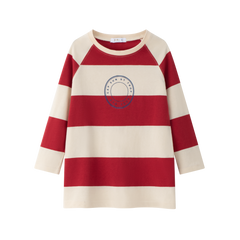COCO BLANC 2PC STRIPED TEE WITH  SKIRT SET